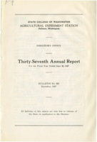 Thirty-Seventh Annual Report For the Fiscal Year Ended June 30, 1927