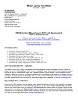 Mason County 4-H News Blast, November 17, 2021