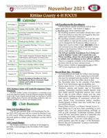 WSU Kittitas County Extension 4-H Focus, November 2021