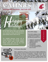 CAHNRS Business Center Newsletter, December 2021