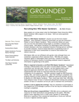 Grounded Newsletter, November 2021
