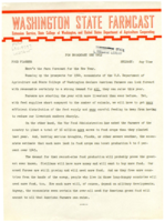 Washington State Farmcast, December 1943