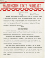 Washington State Farmcast, May 7, 1945