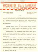 Washington State Farmcast, February 9, 1943