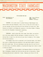 Washington State Farmcast, November 3, 1942