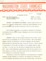 Washington State Farmcast, July 1, 1940
