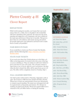 Pierce County 4-H Clover Report News and Announcements, September 2021
