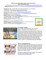 Grays Harbor County 4-H News Blast, December 9, 2021