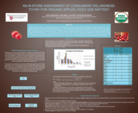 An in-store assessment of consumers’ Willingness-To-Pay for organic apples: Does size matter?