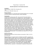 Biosolids Application for Soil Quality Improvement