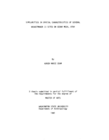 Similarities in Spatial Characteristics of Several Basketmaker II Sites on Cedar Mesa, Utah