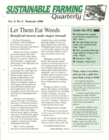 Sustainable Farming Quarterly, February 1995