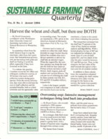 Sustainable Farming Quarterly, August 1994
