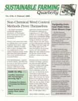 Sustainable Farming Quarterly, February 1994