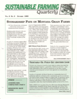 Sustainable Farming Quarterly, October 1993