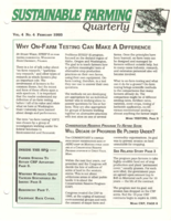 Sustainable Farming Quarterly, February 1993