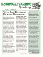 Sustainable Farming Quarterly, December 1991