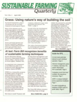 Sustainable Farming Quarterly, April 1991