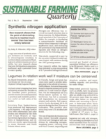 Sustainable Farming Quarterly, September 1990