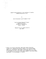 Legume Forage Production in the Lowlands of Lesotho; 1985/86 Observation Trial