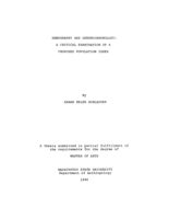 Demography and Dendrochronology: A Critical Examination of a Proposed Population Index