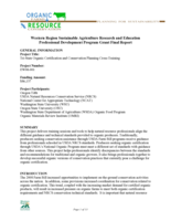 Tri-State Organic Certification and Conservation Planning Cross-Training