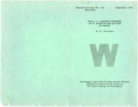Full vs. Limited Feeding as it Affects Selection in Swine
