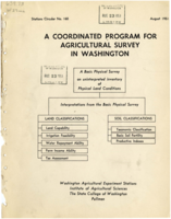 A Coordinated Program for Agricultural Survey in Washington