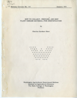 How to Collect, Prepare, and Ship Plant Disease Material for Identification