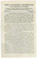Timely Economic Information for Washington Farmers, Number 46, 1943 December: The General Business Situation