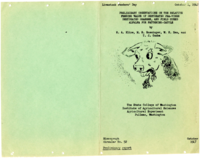 Preliminary Observations on the Relative Feeding Value of Dehydrated Pea-Vines Dehydrated Grasses, and Field Cured Alfalfa for Fattening-Cattle