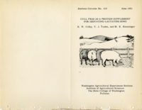 Cull Peas as a Protein Supplement for Gestating-Lactating Sows