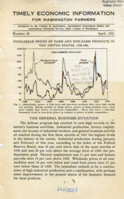 Timely Economic Information for Washington Farmers, Number 39, 1941 April: Wholesale Prices of Farm and Non-Farm Products in the United States, 1798-1940