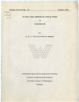 Silver Leaf Disease of Apple Trees