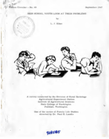 High School Youth Look at Their Problems