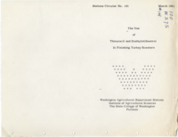 The Use of Thiouracil and Diethylstilbestrol In Finishing Turkey Roasters