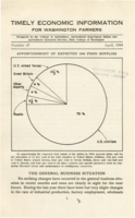 Timely Economic Information for Washington Farmers, Number 47, 1944 April: Apportionment of Expected 1944 Food Supplies