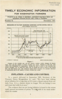 Timely Economic Information for Washington Farmers, Number 41, 1941 December: Inflation-Causes and Control