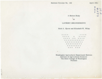 A Motion Study on Laundry Arrangements