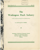 The Washington Peach Industry (A phase of the Western Regional Peach Marketing Project)