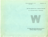 The WSC Project No. 61 Bacon-Type Hog (Revised)