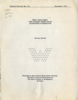 Seed Treatment for Gardening Vegetables in Eastern Washington