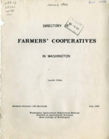 Directory of Farmers' Cooperatives in Washington (Revised)