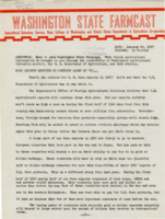 Washington State Farmcast, January 29, 1947