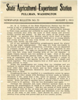 Newspaper Bulletin No. 73: Grasshoppers