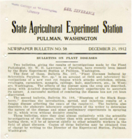 Bulletins On Plant Diseases