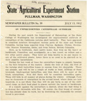 An Unprecedented Caterpillar Outbreak