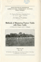 Methods of Measuring Pasture Yields with Dairy Cattle