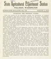 Purifying The Drinking Water