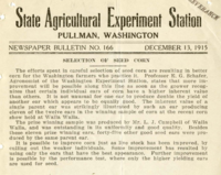 Selection of Seed Corn